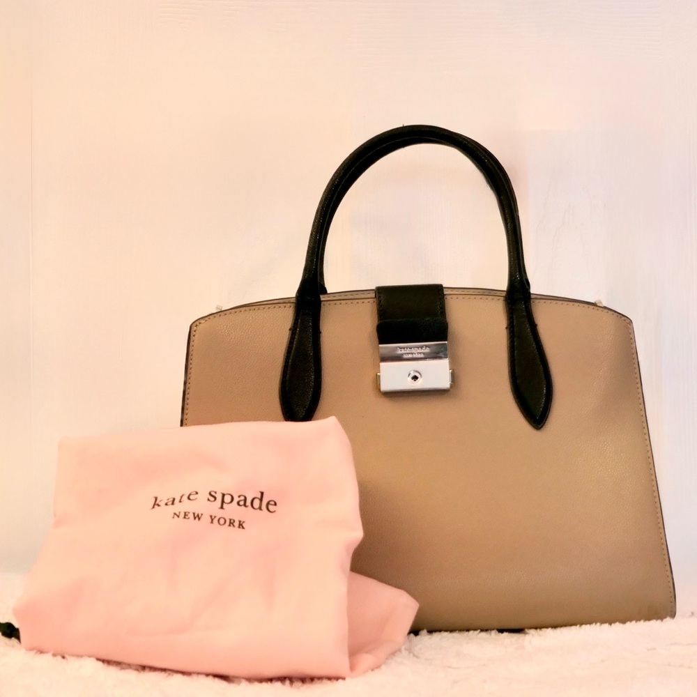 Kate Spade Tan and Black Women's Satchel